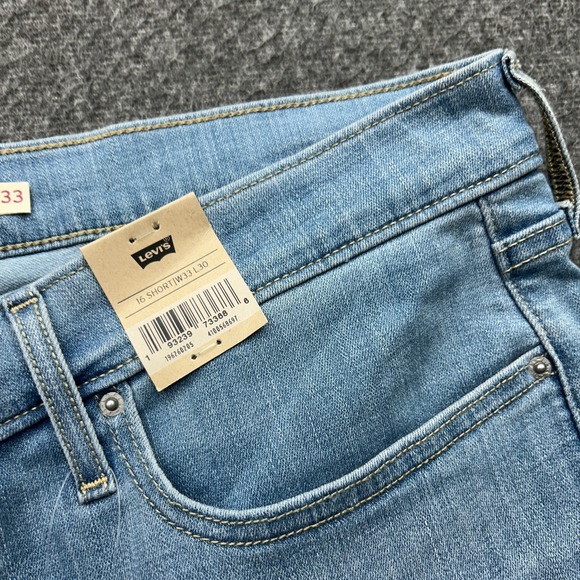 Levi's 311 Shaping Skinny Jeans Womens Size 33x30 16 Short Blue Light Wash - Picture 8 of 13